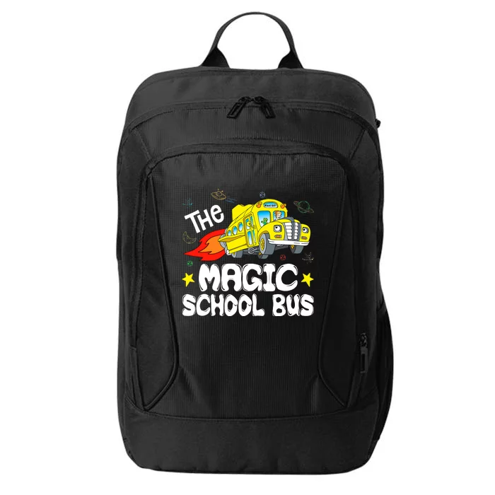 Magic School Bus Driver Funny Seatbelts Everyone Job Pride City Backpack