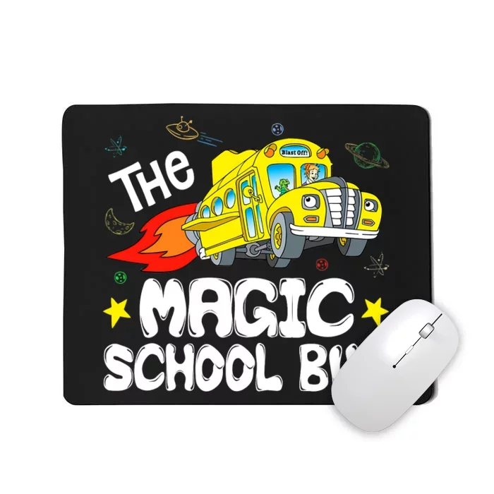 Magic School Bus Driver Funny Seatbelts Everyone Job Pride Mousepad