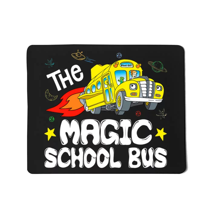 Magic School Bus Driver Funny Seatbelts Everyone Job Pride Mousepad