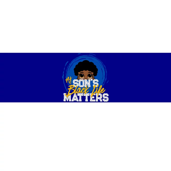 My Son's Black Life Matters Peekaboo African American Parent Gift Bumper Sticker