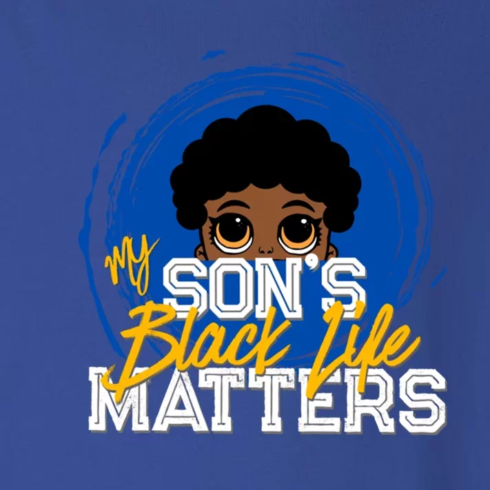 My Son's Black Life Matters Peekaboo African American Parent Gift Toddler Long Sleeve Shirt