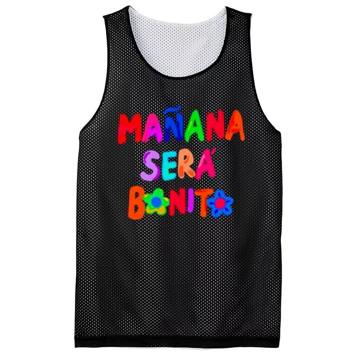 Manana Sera Bonito Funny Saying Mesh Reversible Basketball Jersey Tank