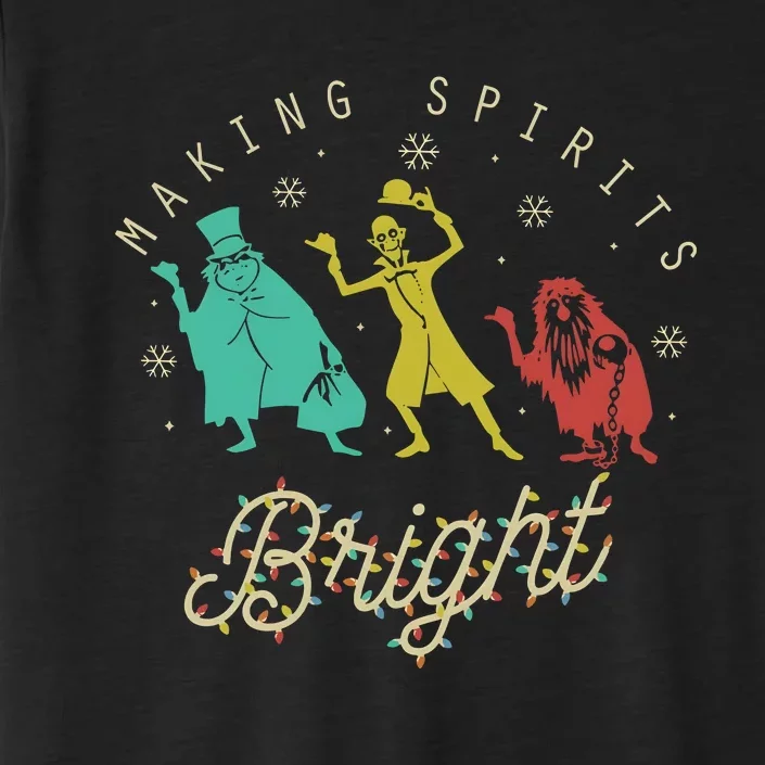 Making Spirits Bright Christmas Xmas Holiday ChromaSoft Performance T-Shirt