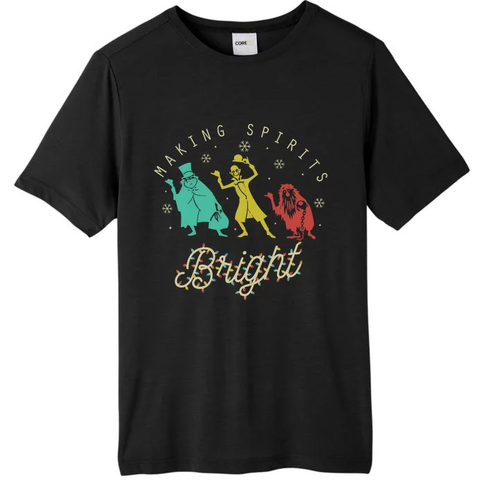 Making Spirits Bright Christmas Xmas Holiday ChromaSoft Performance T-Shirt