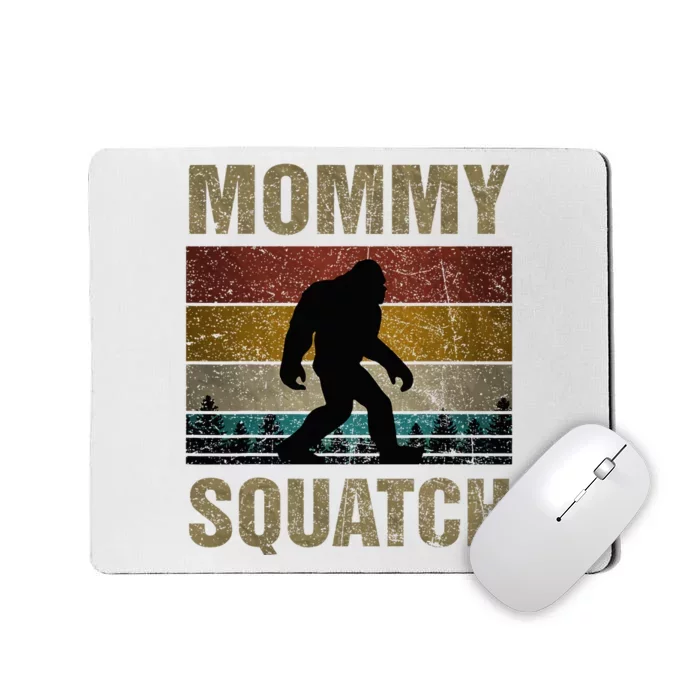 Mommy Squatch Bigfoot Mommy Sasquatch Yeti Family Mousepad