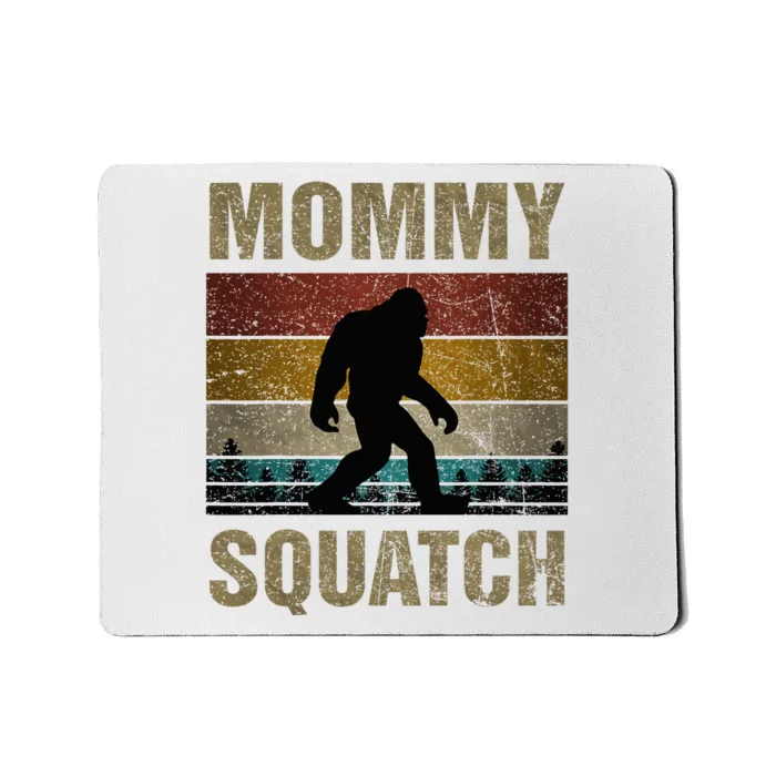 Mommy Squatch Bigfoot Mommy Sasquatch Yeti Family Mousepad