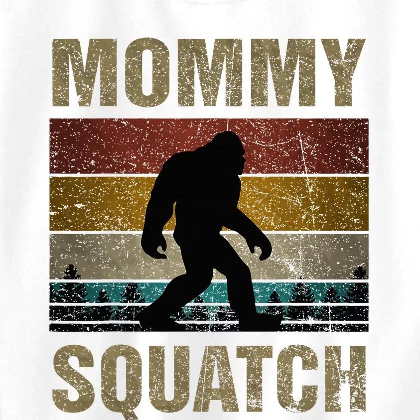 Mommy Squatch Bigfoot Mommy Sasquatch Yeti Family Kids Sweatshirt