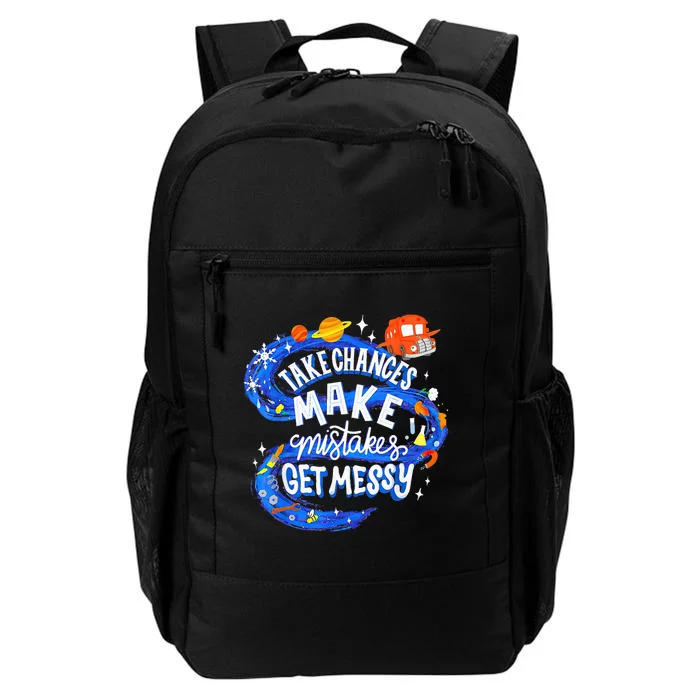 Magic School Bus Take Chances Make Mistakes Get Messy Daily Commute Backpack