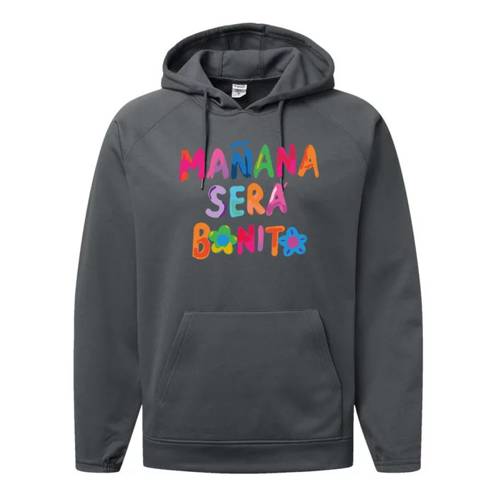 Manana Sera Bonito Colorful Festive Performance Fleece Hoodie