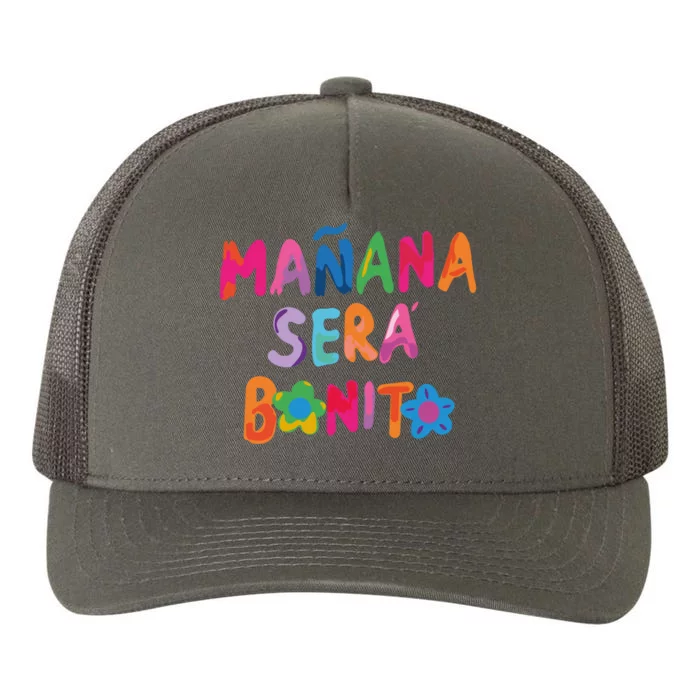 Manana Sera Bonito Colorful Festive Yupoong Adult 5-Panel Trucker Hat