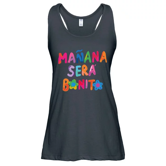 Manana Sera Bonito Colorful Festive Ladies Essential Flowy Tank