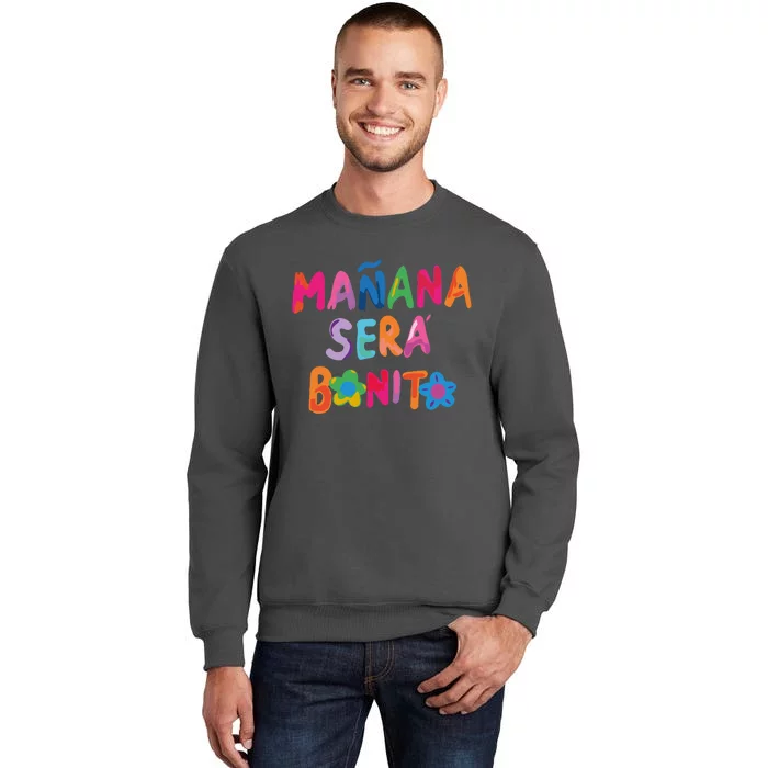 Manana Sera Bonito Colorful Festive Tall Sweatshirt