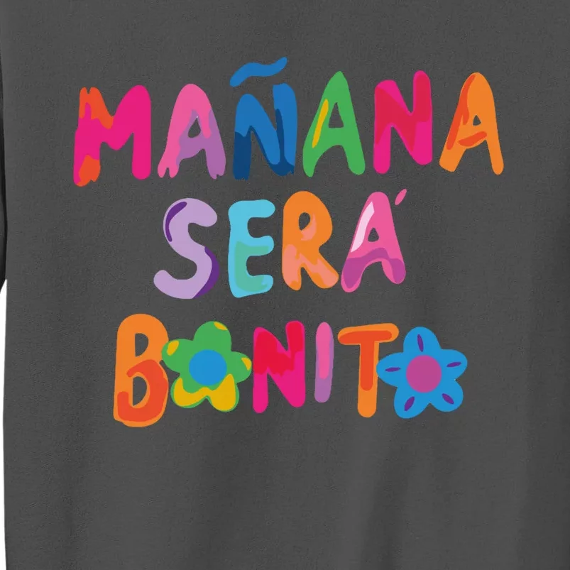 Manana Sera Bonito Colorful Festive Tall Sweatshirt