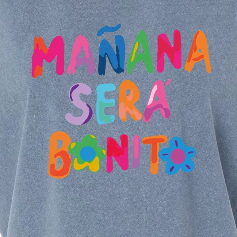 Manana Sera Bonito Colorful Festive Garment-Dyed Women's Muscle Tee