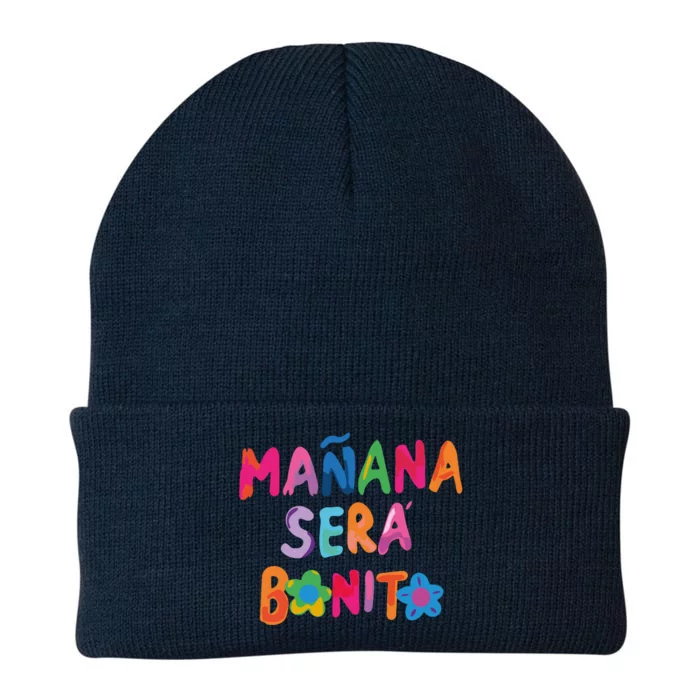 Manana Sera Bonito Colorful Festive Knit Cap Winter Beanie