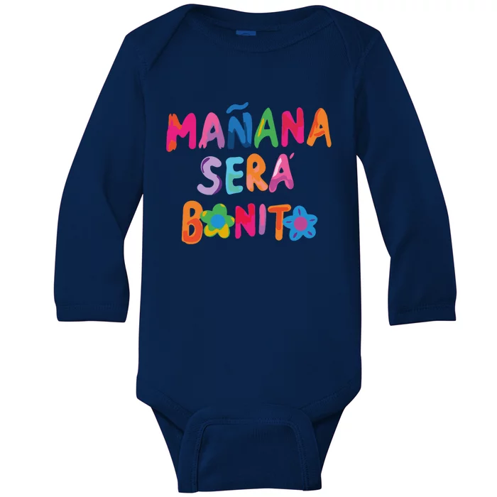 Manana Sera Bonito Colorful Festive Baby Long Sleeve Bodysuit