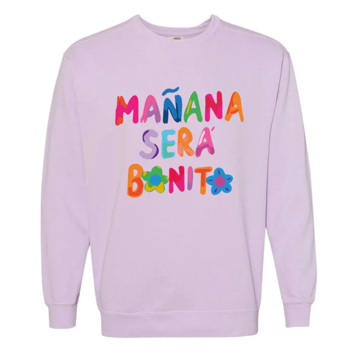 Manana Sera Bonito Colorful Festive Garment-Dyed Sweatshirt