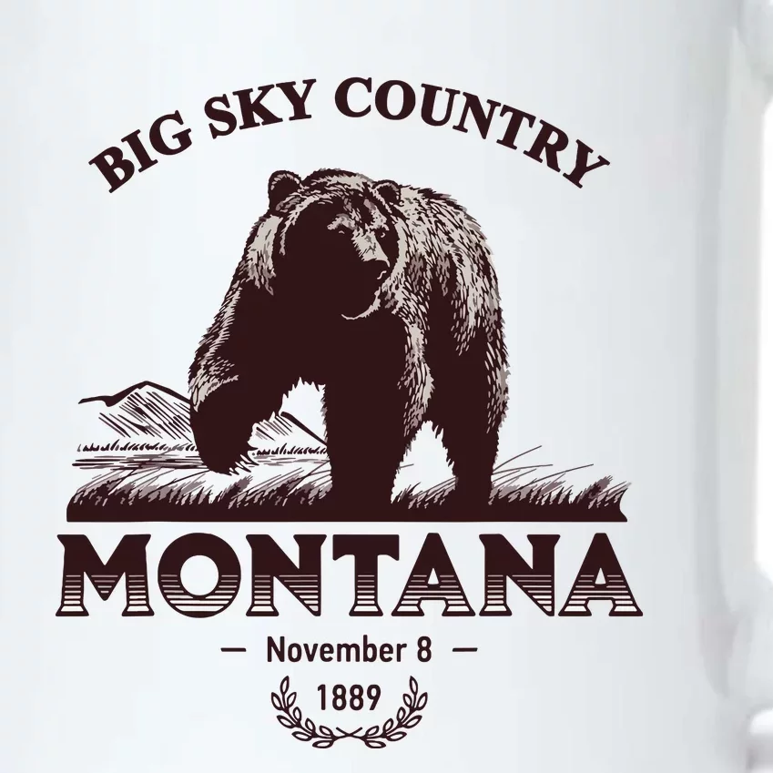 Montana State Big Sky Country Country Black Color Changing Mug