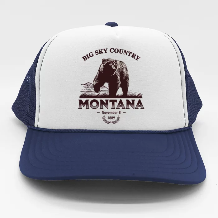 Montana State Big Sky Country Country Trucker Hat