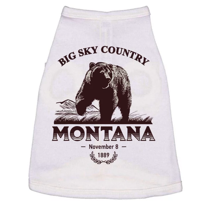 Montana State Big Sky Country Country Doggie Tank