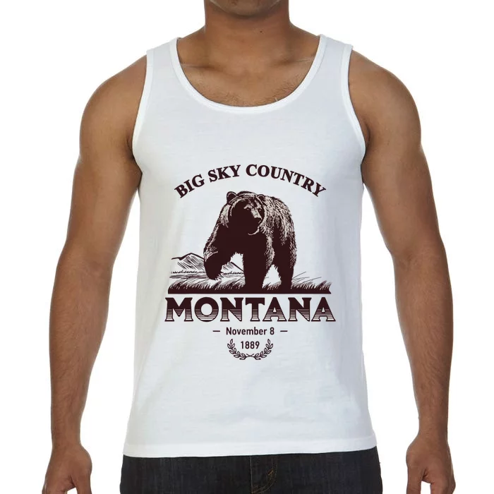 Montana State Big Sky Country Country Comfort Colors® Tank Top