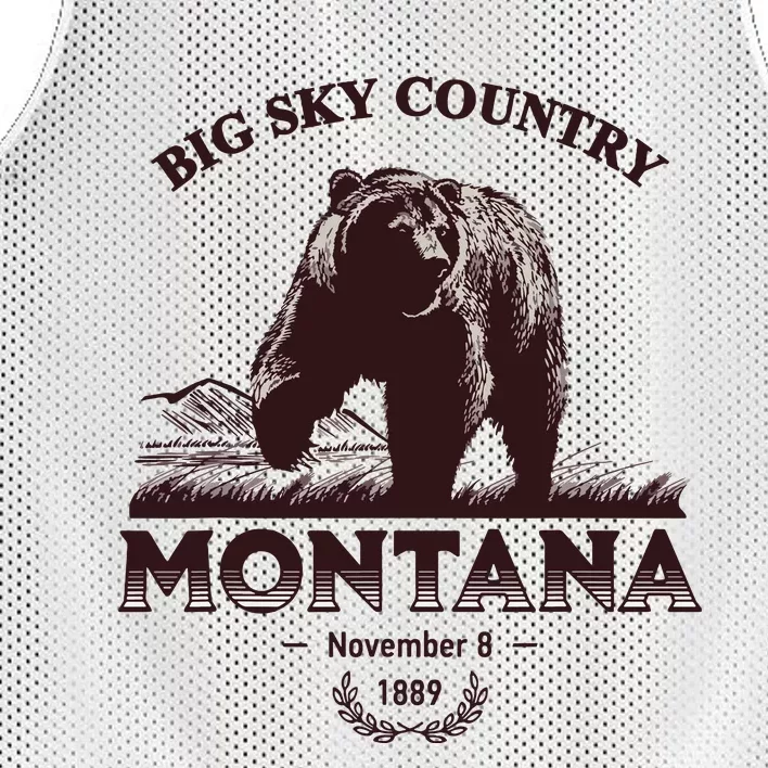 Montana State Big Sky Country Country Mesh Reversible Basketball Jersey Tank