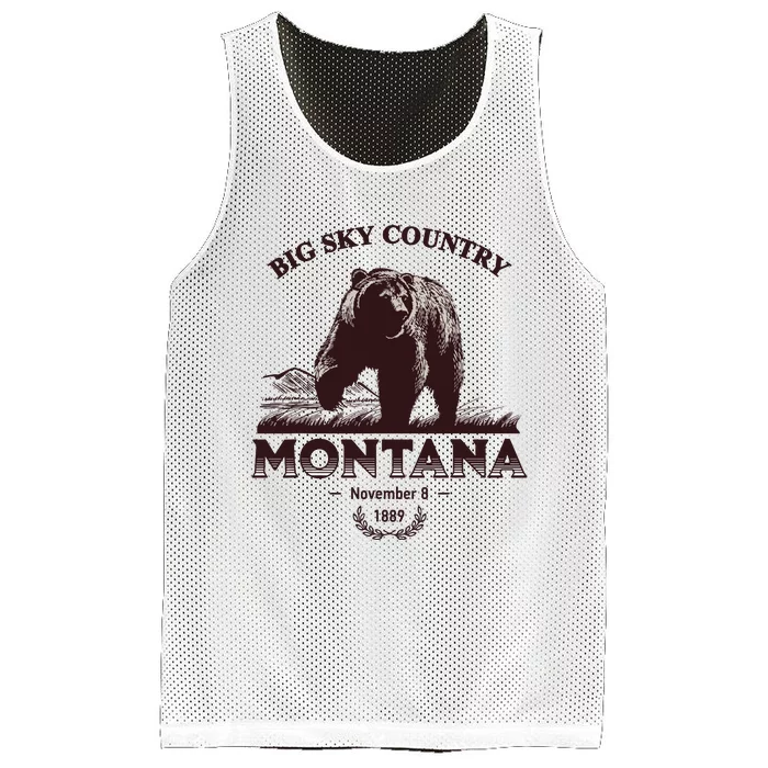 Montana State Big Sky Country Country Mesh Reversible Basketball Jersey Tank