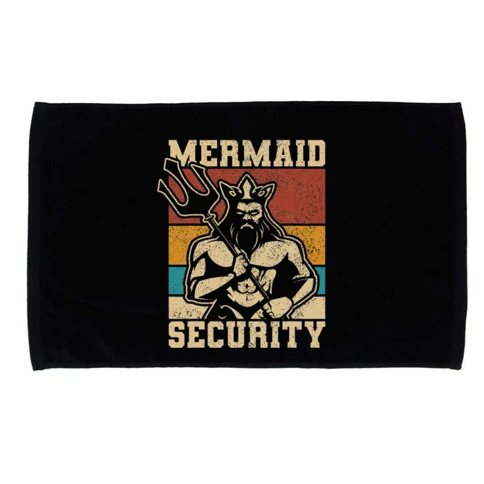 Mermaid Security Bday Costume Merman Birthday Party Outfit Microfiber Hand Towel