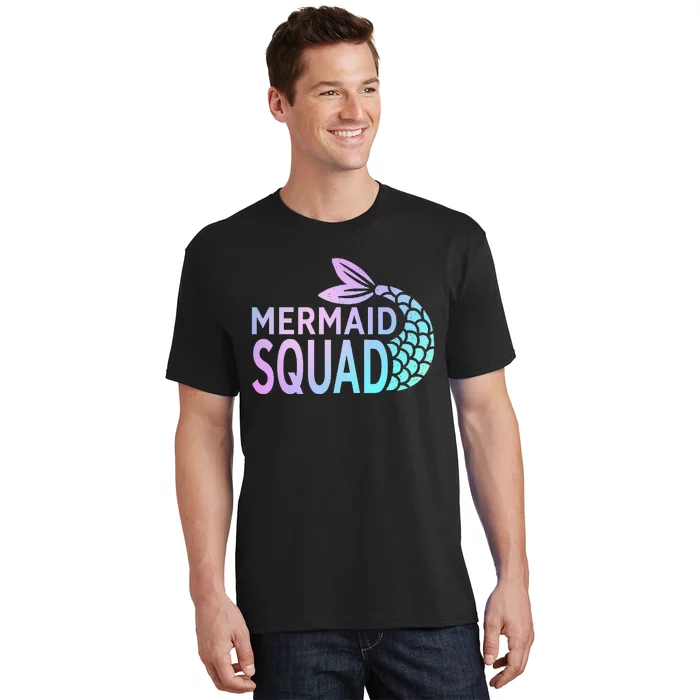 Mermaid Squad Birthday Squad for Party Mom Mama T-Shirt