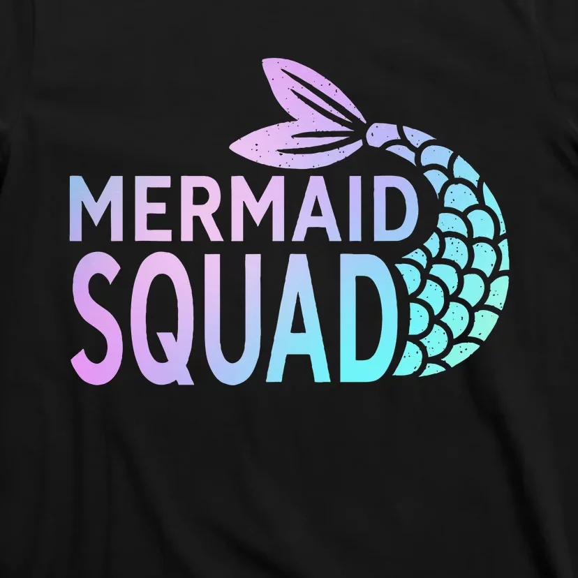 Mermaid Squad Birthday Squad for Party Mom Mama T-Shirt