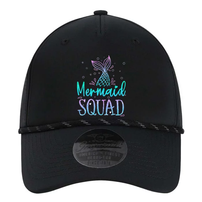 Mermaid Squad Birthday Mermaid Tail Squad Family Matching Performance The Dyno Cap