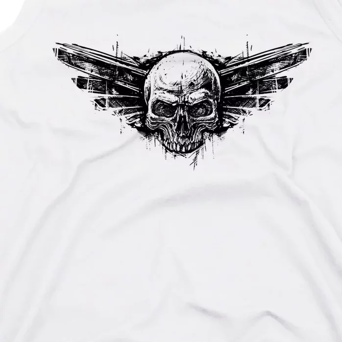 Military Skull Badge Tank Top