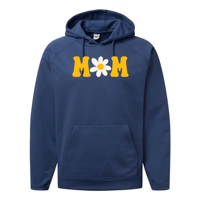 Mom Sunflower Cute Mothers Day Performance Fleece Hoodie