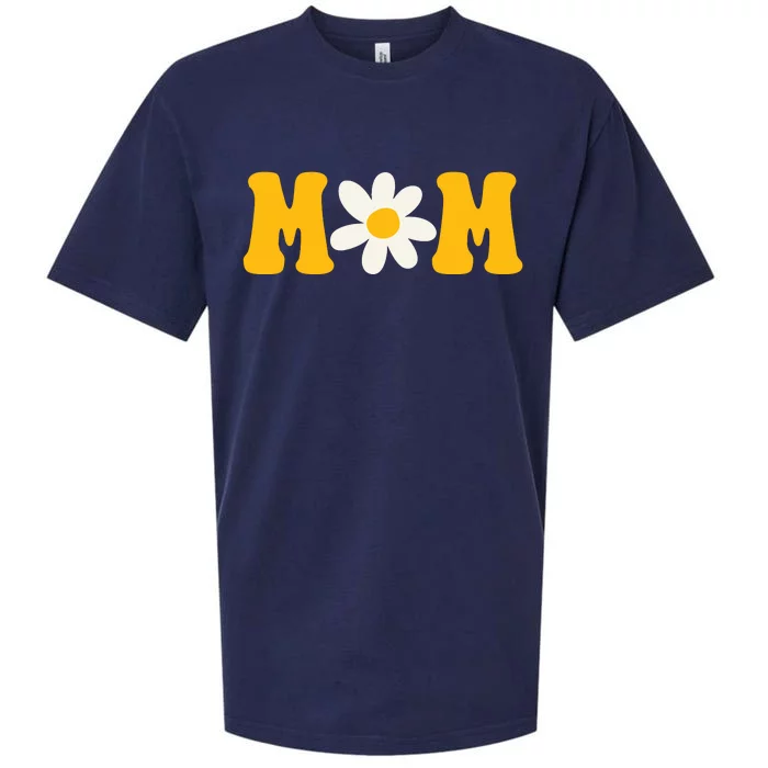 Mom Sunflower Cute Mothers Day Sueded Cloud Jersey T-Shirt