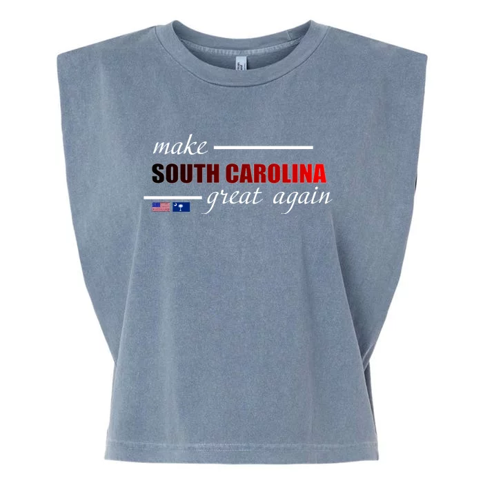 Make South Carolina Great Again Garment-Dyed Women's Muscle Tee