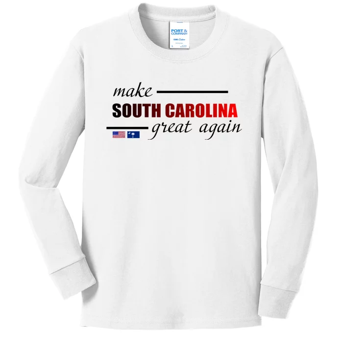 Make South Carolina Great Again Kids Long Sleeve Shirt