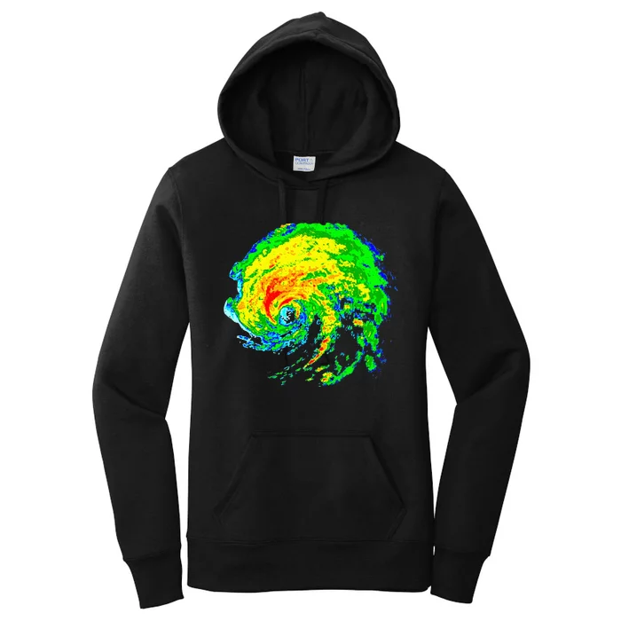 Meteorologist Storm Chasing Weather Radar Image Women's Pullover Hoodie