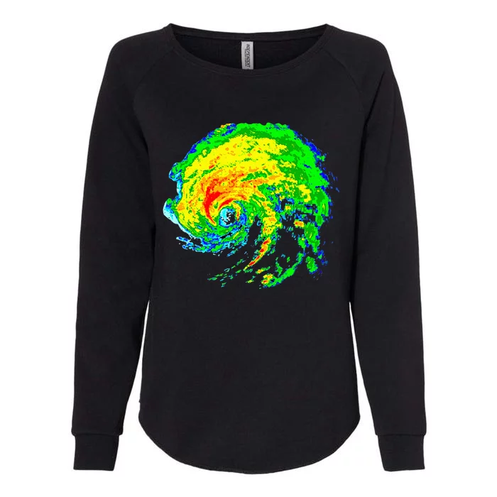 Meteorologist Storm Chasing Weather Radar Image Womens California Wash Sweatshirt