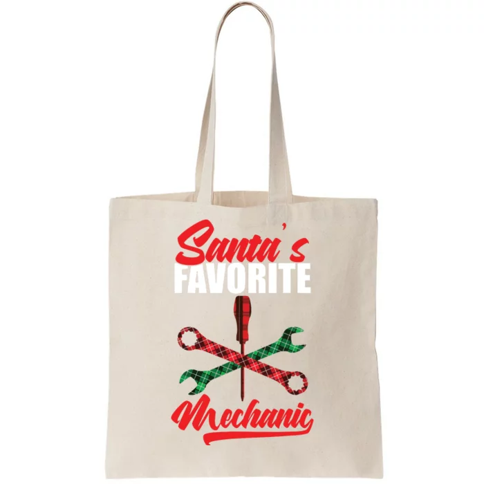 Mechanic Santa Christmas Engineer Fix Design Tote Bag