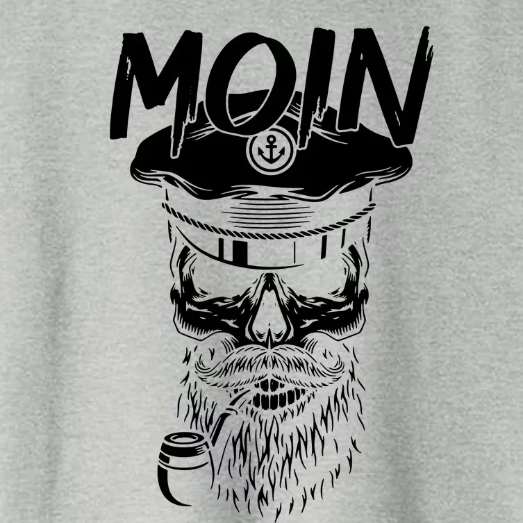 Moin Skull Captain Women's Crop Top Tee