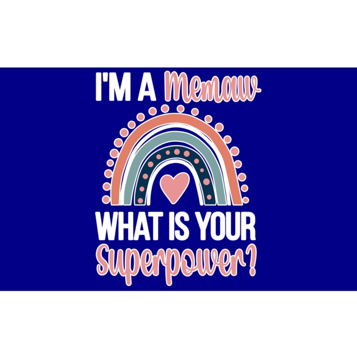 Memaw Superpower Cute Memaw Grandmother Appreciation Gift Bumper Sticker