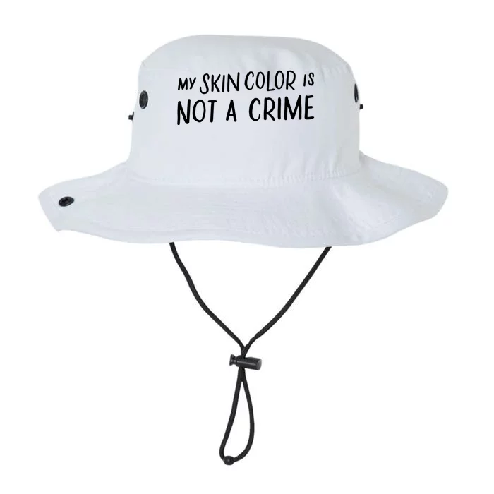 My Skin Color Is Not A Crime Black Empowert Funny Gift Blm Cute Gift Legacy Cool Fit Booney Bucket Hat