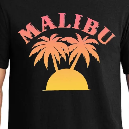 Malibu Sunset California Aesthetic Design Classic Pajama Set