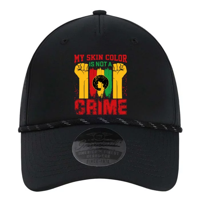 My Skin Color Is Not A Crime Black Empowert History Month Gift Performance The Dyno Cap