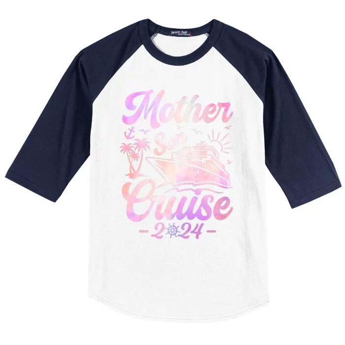 Mother Son Cruise 2024 Celebration Baseball Sleeve Shirt