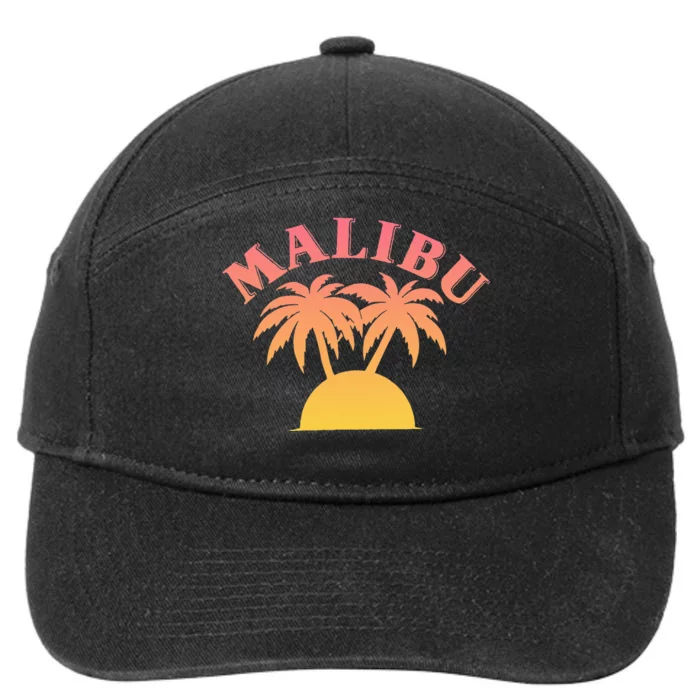 Malibu Sunset California 7-Panel Snapback Hat