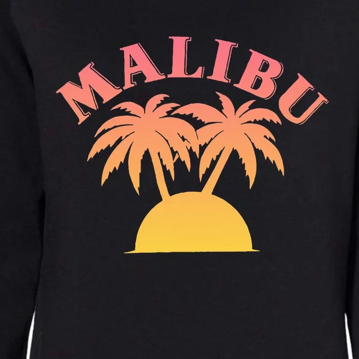 Malibu Sunset California Womens California Wash Sweatshirt