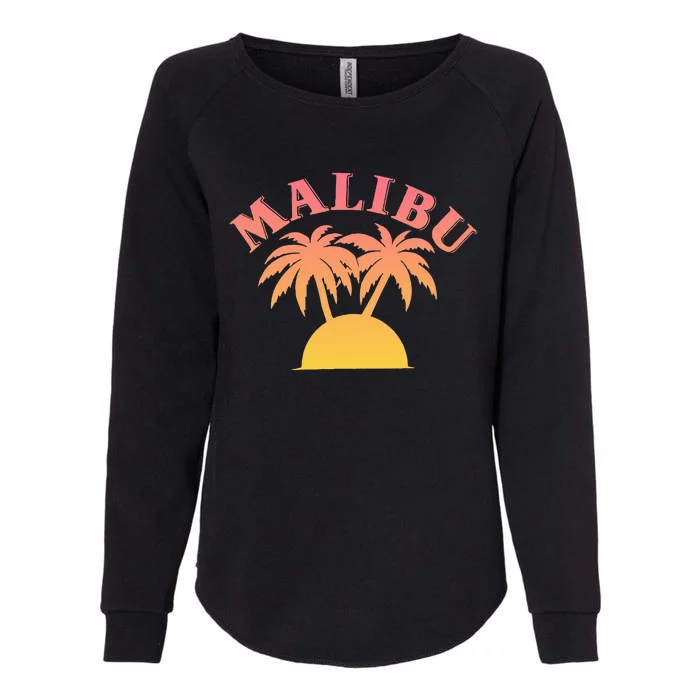 Malibu Sunset California Womens California Wash Sweatshirt