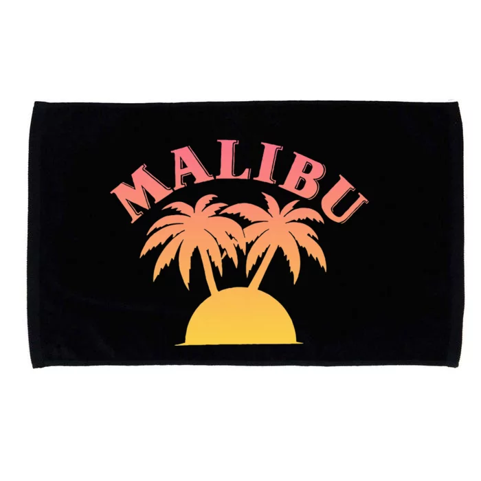 Malibu Sunset California Microfiber Hand Towel