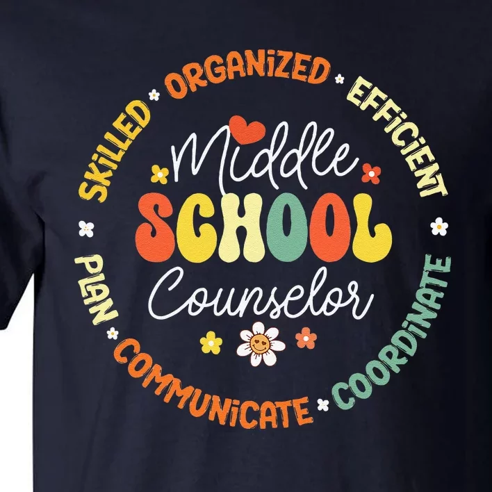 Middle School Counselor Back To School For Teacher Tall T-Shirt